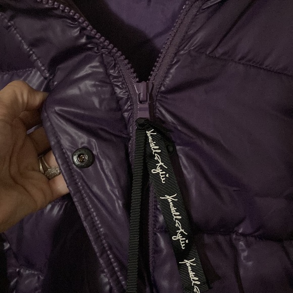 NWT Kendall & Kylie Two Tone Puffer Jacket women’s Large - Picture 10 of 13